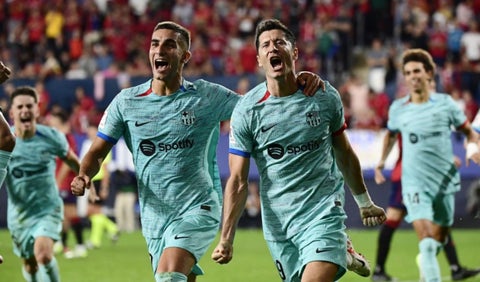 Robert Lewandowski - Osasuna vs Barcelona