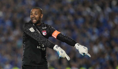 Robinson Zapata jugando para Independiente Santa Fe