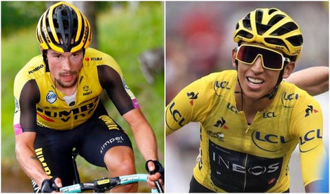 Roglic y Egan Bernal