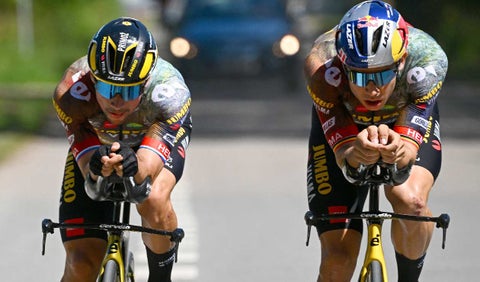 Primoz Roglic y Wout Van Aert