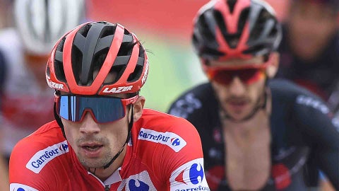 Adam Yates detrás de Roglic, en la Vuelta a España
