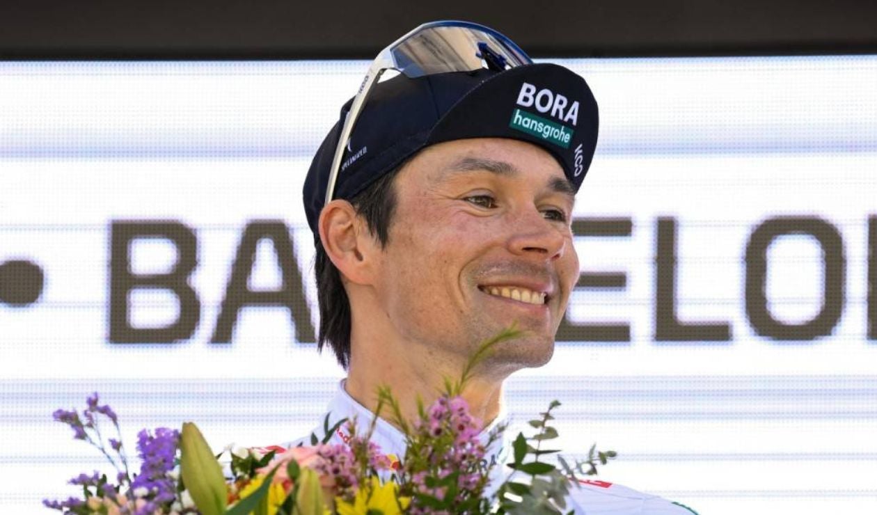 Primoz Roglic en la Vuelta a Cataluña 2025