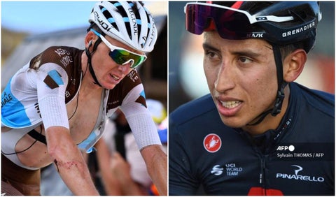 Romain Bardet y Egan Bernal