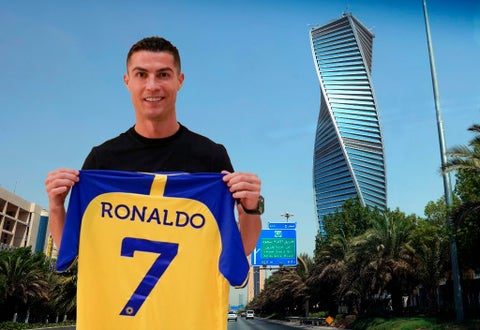 Cristiano Ronaldo llegó al Al Nassr de Arabia Saudita