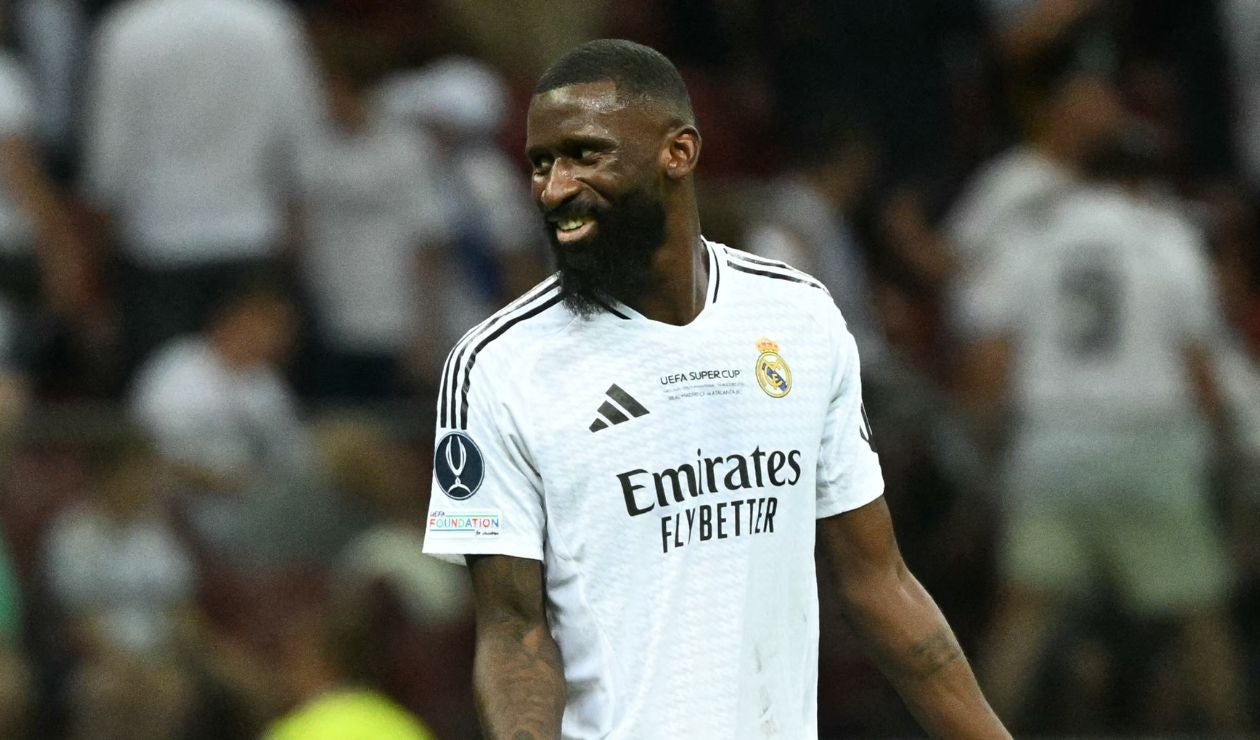 Antonio Rudiger con el Real Madrid
