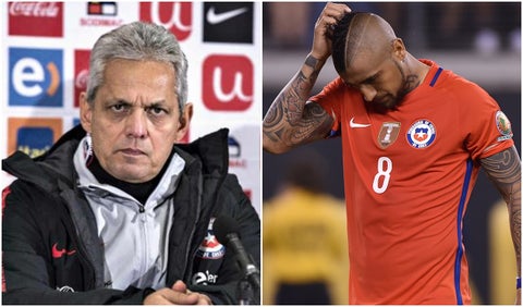 Reinaldo Rueda y Arturo Vidal