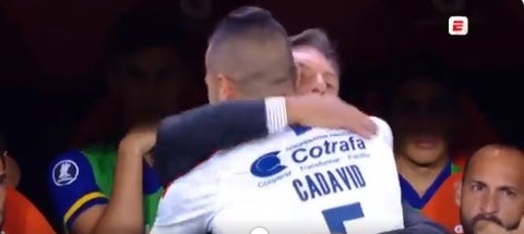 Miguel Ángel Russo y Andrés Cadavid