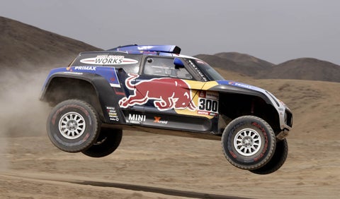 Carlos Sainz, piloto de la escudería Mini