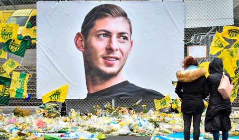 Emiliano Sala y el homenaje de los hinchas del Nantes