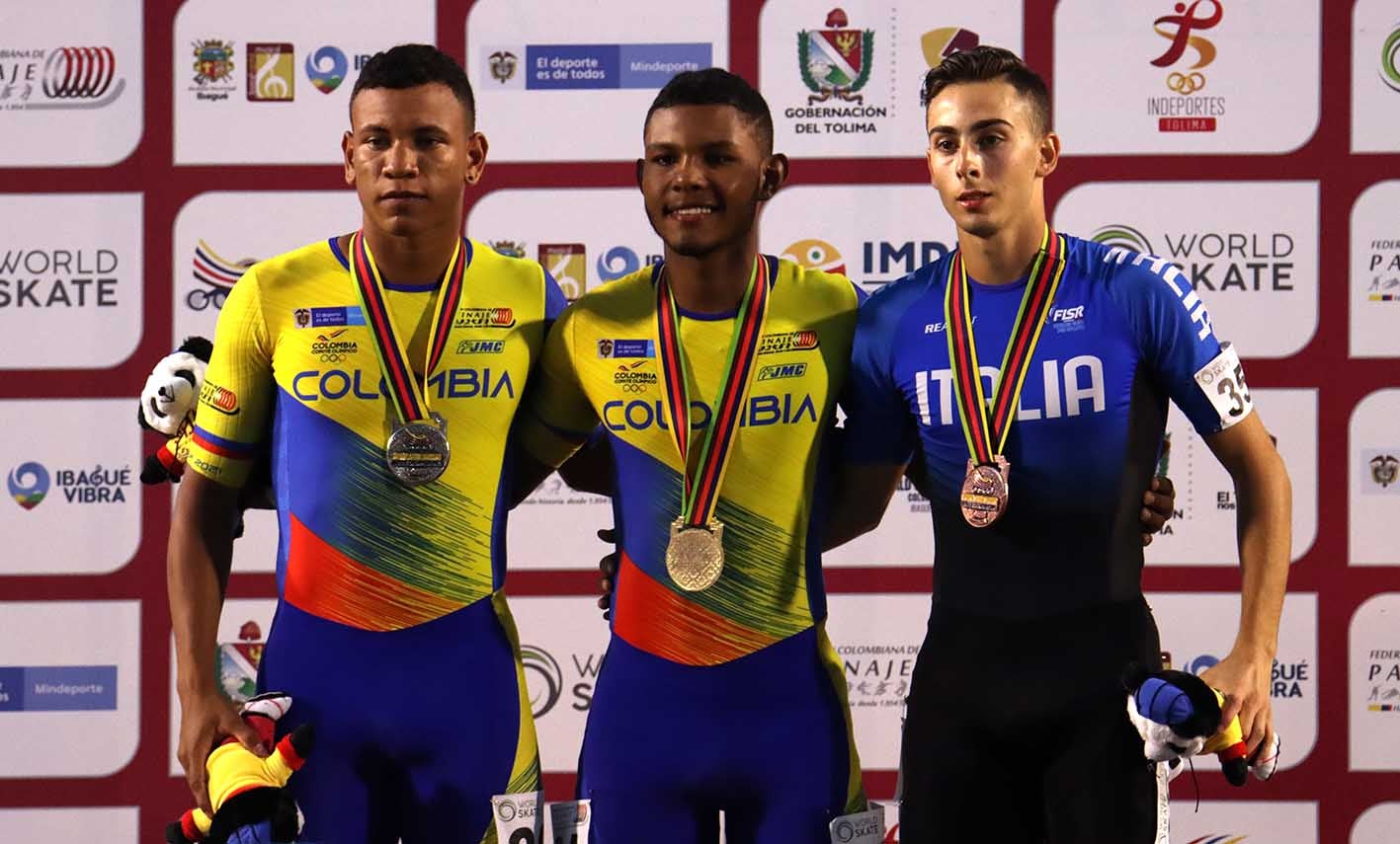 Salomón Caraballo, patinador colombiano