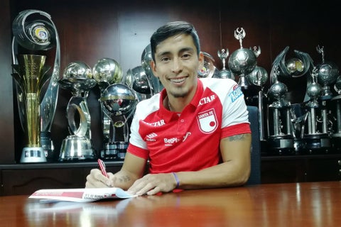Fabián Sambueza, jugador de Santa Fe