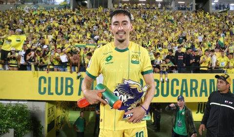 Fabián Sambueza con Atlético Bucaramanga