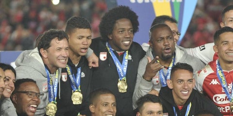 Carlos 'La Roca' Sánchez, jugador de Santa Fe