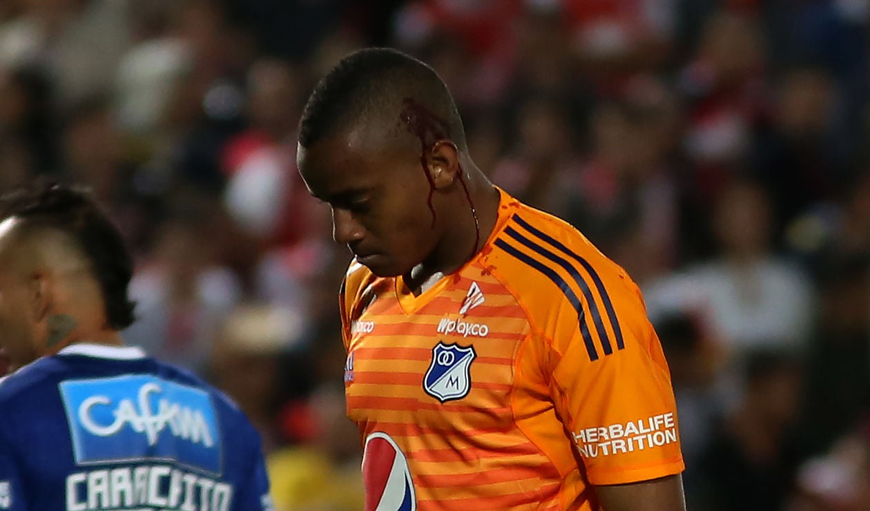 Wuilker Faríñez resultó golpeado en una acción con Arley Rodríguez