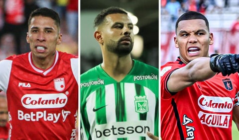 Santa Fe, Nacional y América en la Liga Betplay 2024-2