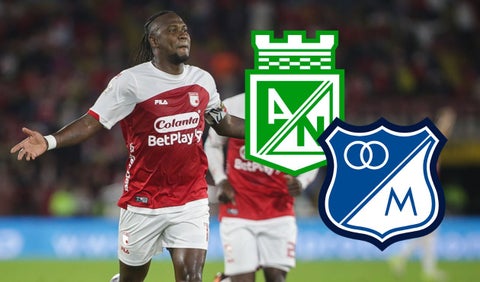 Santa Fe, Nacional y Millonarios