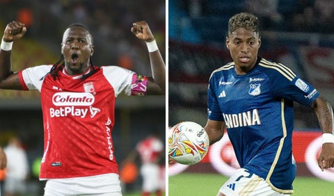 Santa Fe y Millonarios en la Liga Betplay 2024