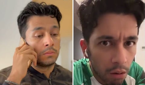 Santiago Alarcón, hincha de Nacional