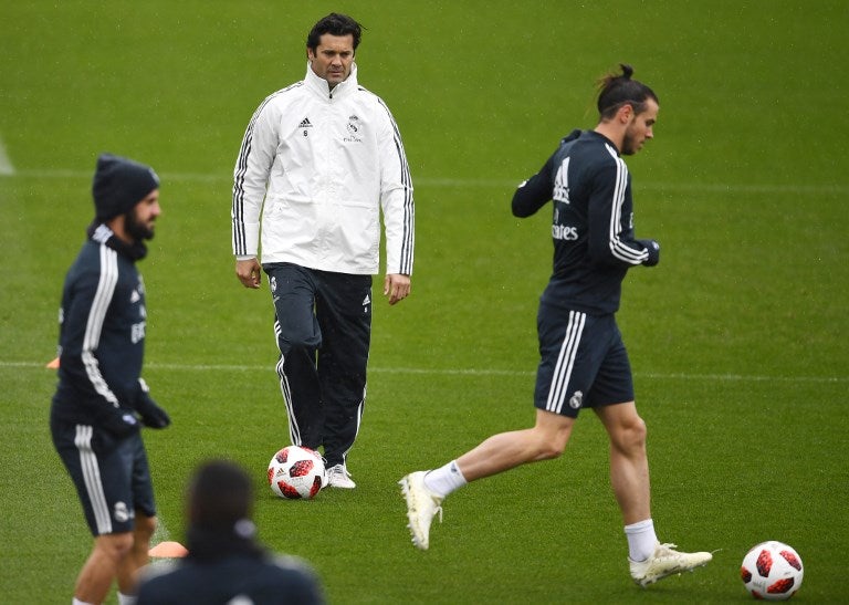 Santiago Solari, primer entrenamiento dirigiendo el Real Madrid
