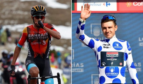 Santiago Buitrago y Remco Evenepoel