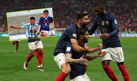 Scaloni le ganó una final Francia antes de la del Mundial