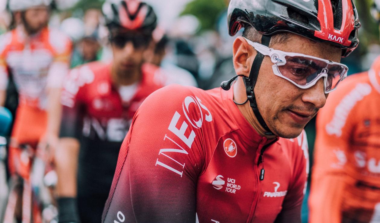 Sebastián Henao, gregario del INEOS en el Giro de Italia