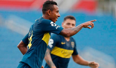 Sebastián Villa, jugador colombiano que actúa en Boca Juniors