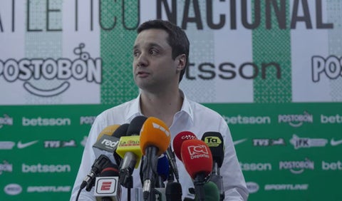 Sebastián Arango, presidente de Nacional