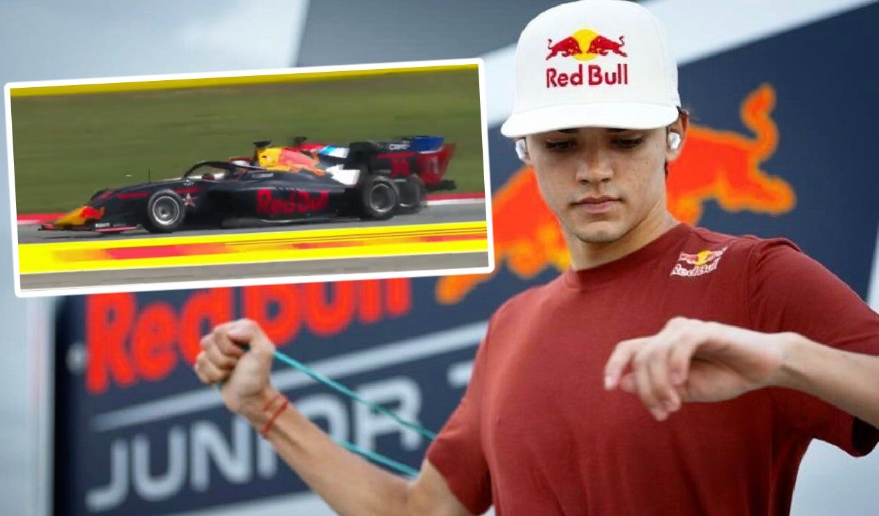 Sebastián Montoya sufre pinchazo en el Gran Premio de España - Fórmula 3