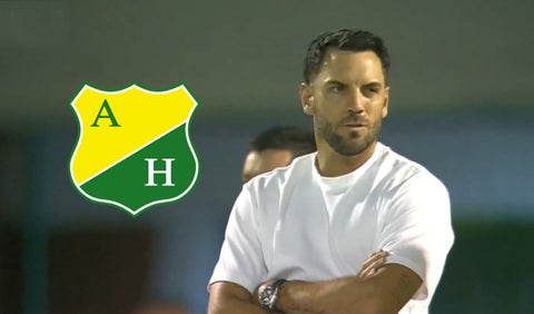 Sebastián Viera en su último partido con Junior