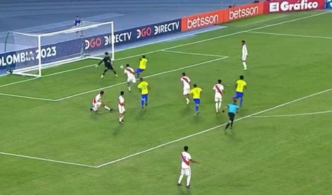 Segundo gol Perú vs Brasil Sudamericano Sub 20