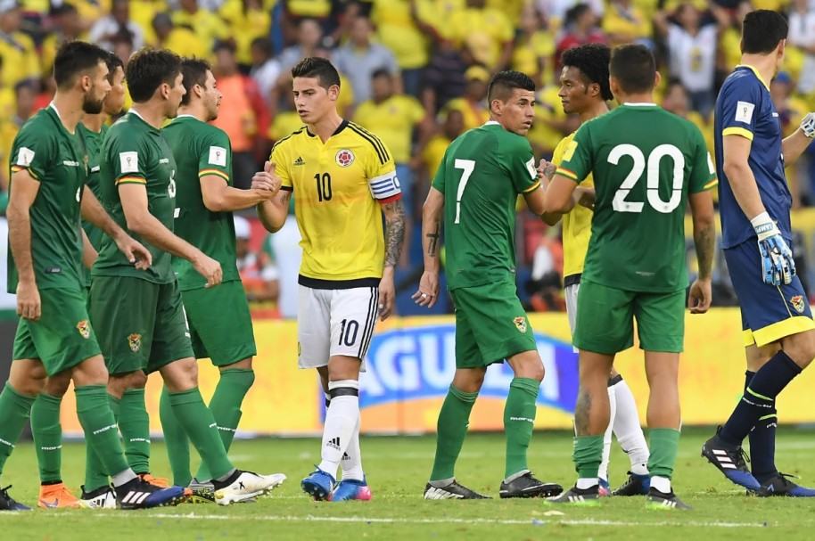Selección de Bolivia vs Colombia