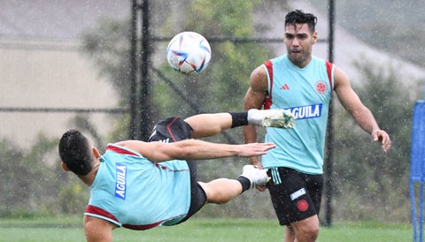 Selección Colombia entrena antes del partido ante Guatemala en New Jersey