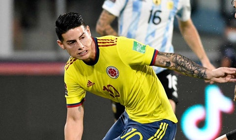Selección Colombia, James Rodríguez, Eliminatoria Qatar 2022