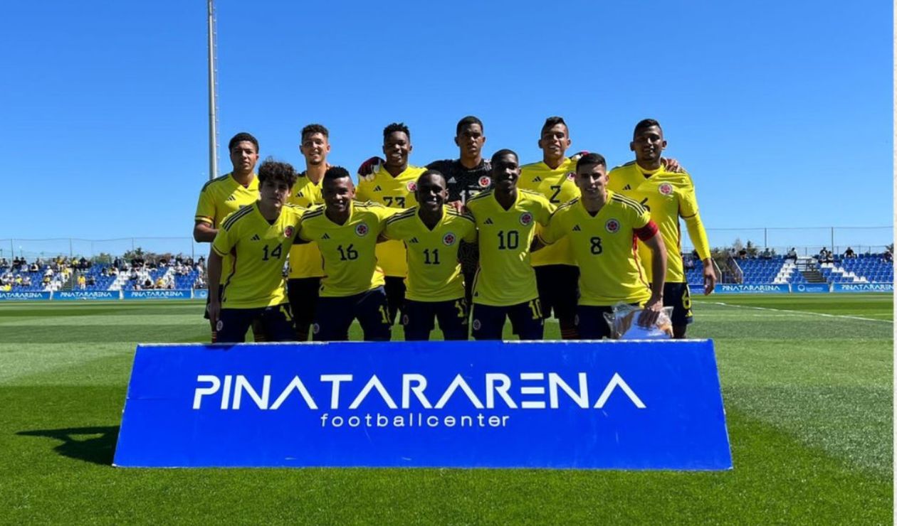 Selección Colombia sub 20 vs Gales