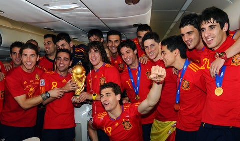 Selección de España campeona del Mundial del 2010