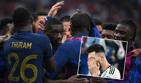 Selección de Francia y Lionel Messi