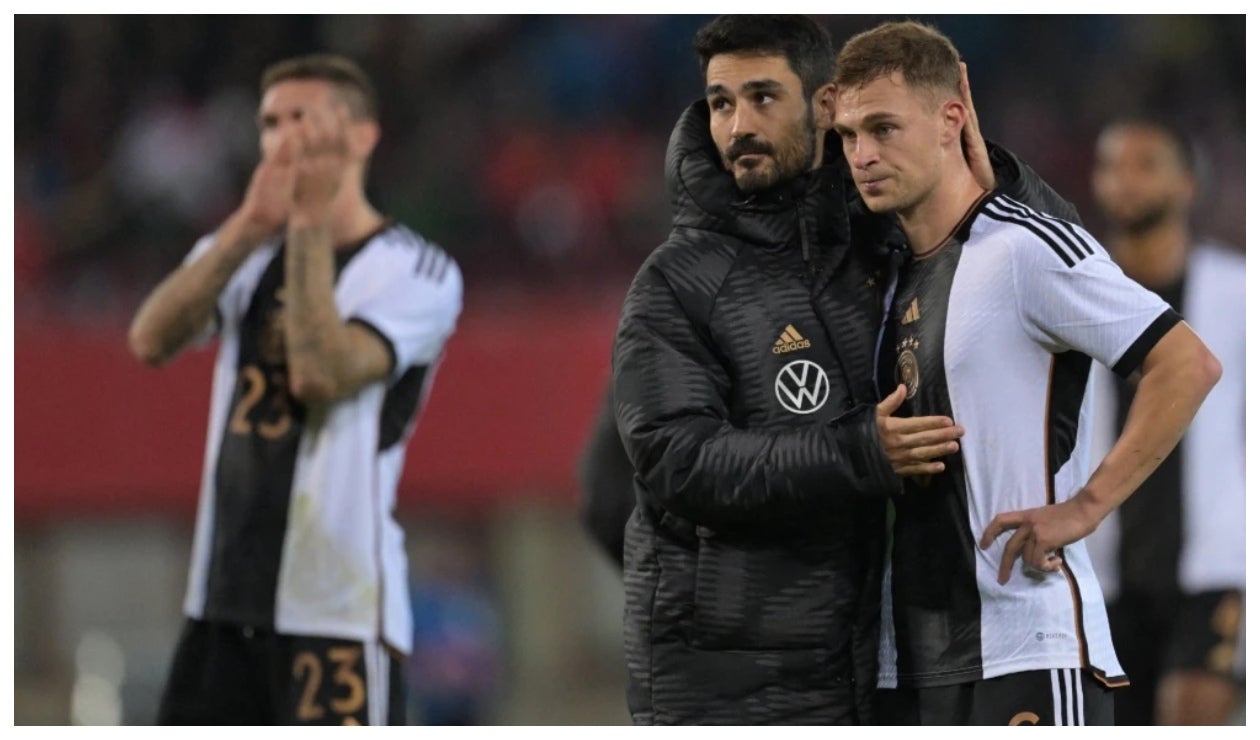 Selección Alemania en la derrota ante Austria 2-0 en amistoso
