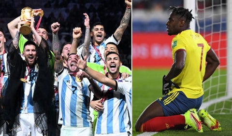 Selección Argentina y Duván Zapata