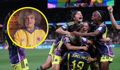 Selección Colombia Femenina y el Pibe Valderrama