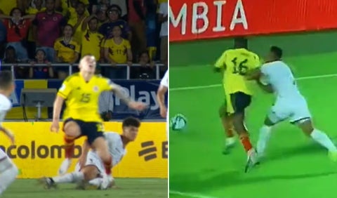 Selección Colombia vs Venezuela: revisión penalti