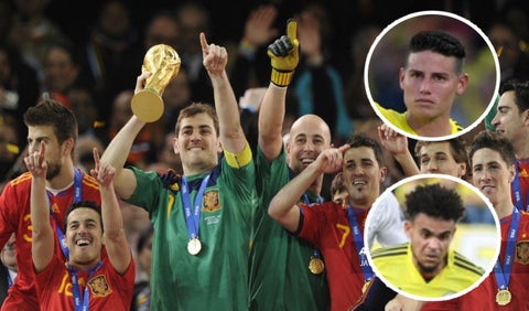 Selección de España - James Rodríguez y Luis Díaz