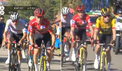 Sepp Kuss y Jonas Vingegaard en la Vuelta a España
