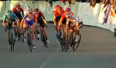 Sergio Andrés Higuita - Caída Vuelta a Algarve