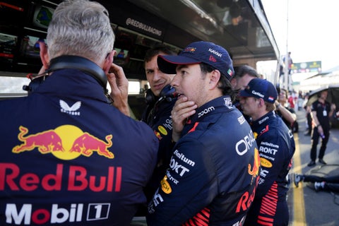 Sergio Pérez al final del Gran Premio de Australia