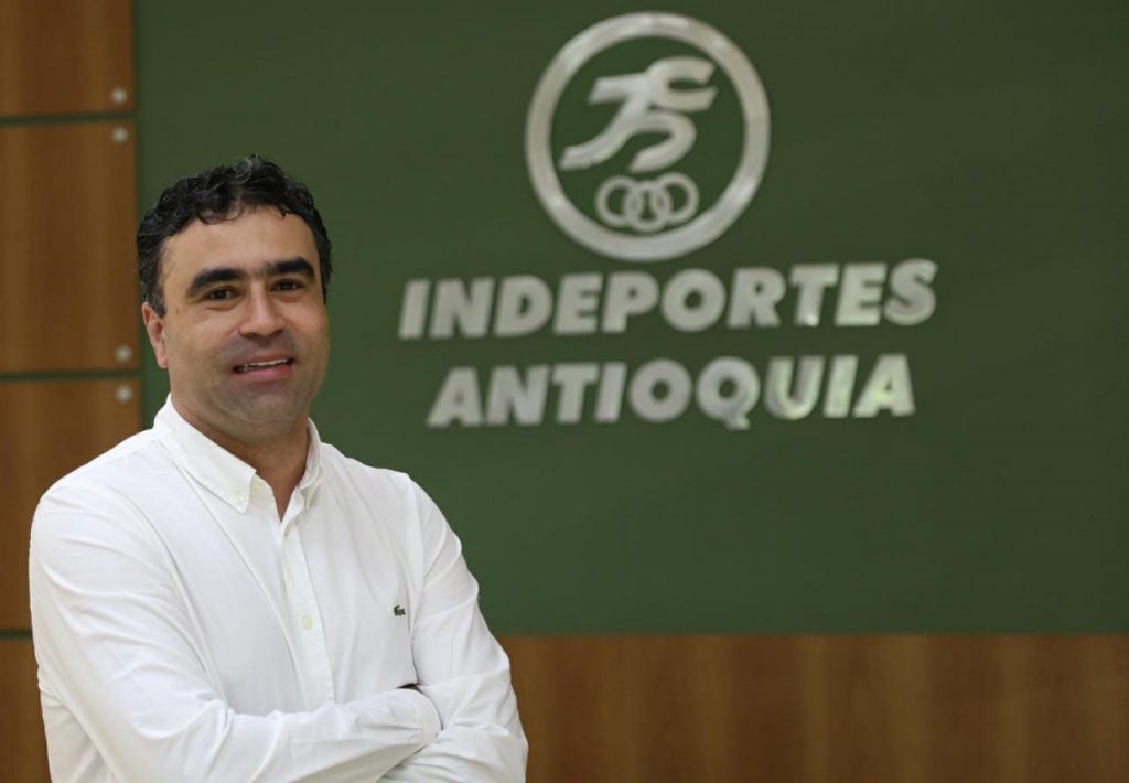 Sergio Roldán, director de Indeportes Antioquia