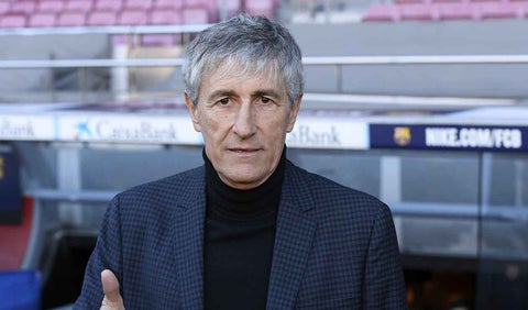 Quique Setién, nuevo técnico del Barcelona