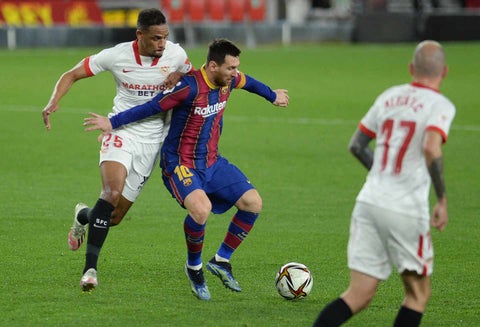 Barcelona perdió con Sevilla en la semifinal de ida de la Copa del Rey