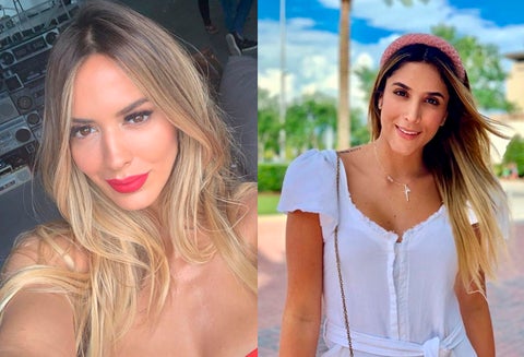 La modelo respondió a un comentario con un halago para la expareja de James Rodríguez.