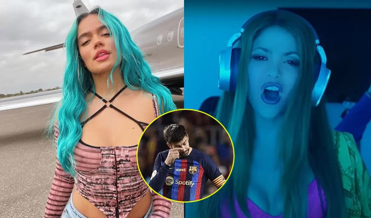 Shakira, Karol G y Piqué